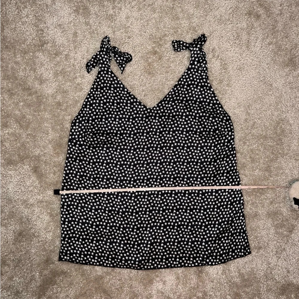 Free People Love Stories Brand Satin Star Print Cami - Picture 5 of 7